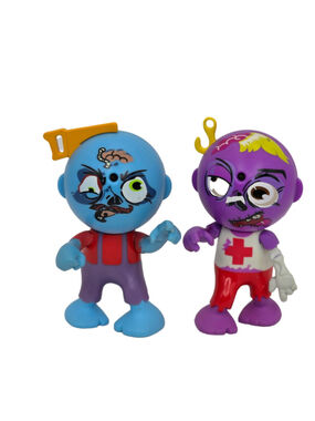 Funrise Zombie Action Figures One Size Blue Purple